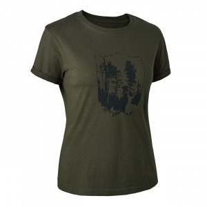 Deerhunter Lady-T-Shirt mit Schild  T-Shirts Damen