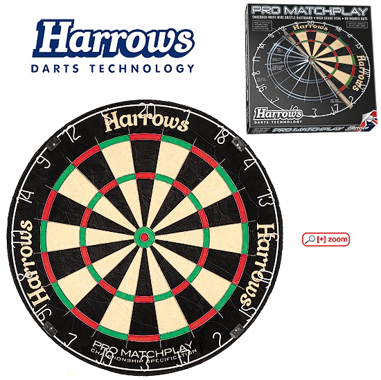 Harrows-Darts-Technology Pro Matchplay Board ONE80 Gladiator 3+ Dart & Zubehör