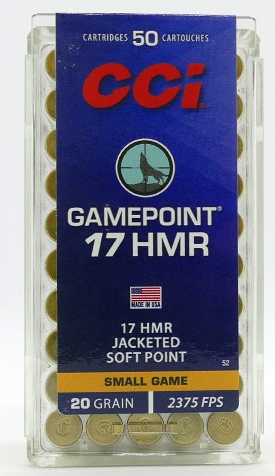 CCI .17 HMR TNT Green 1,1g/16gr Büchsenpatronen Bleifrei