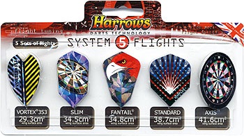 Dartpoint System 5 Flights  Dart & Zubehör