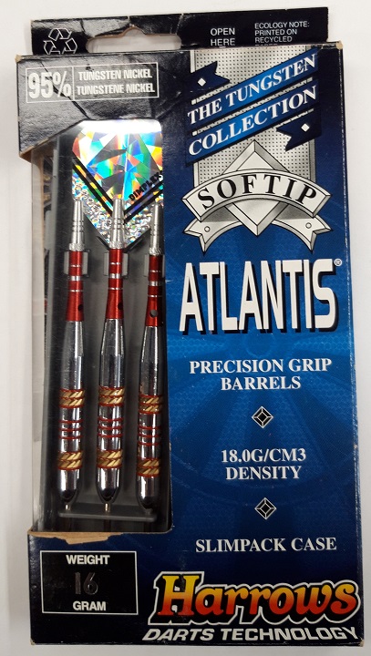 Harrows-Darts-Technology Atlantis Soft 16g. Dart & Zubehör