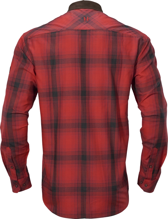 Härkila Driven Hunt red/black Flanellhemden Herren