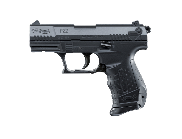 Carl-Walther P 22 schwarz 6 mm / 0.5 Joule Airsoft