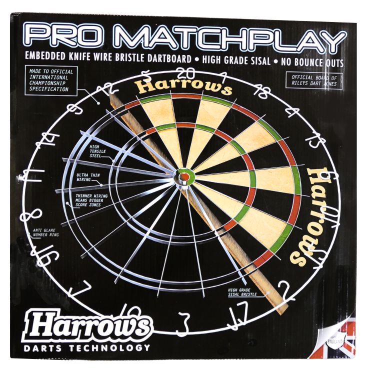 Harrows-Darts-Technology Pro Matchplay Dartboard Dart & Zubehör