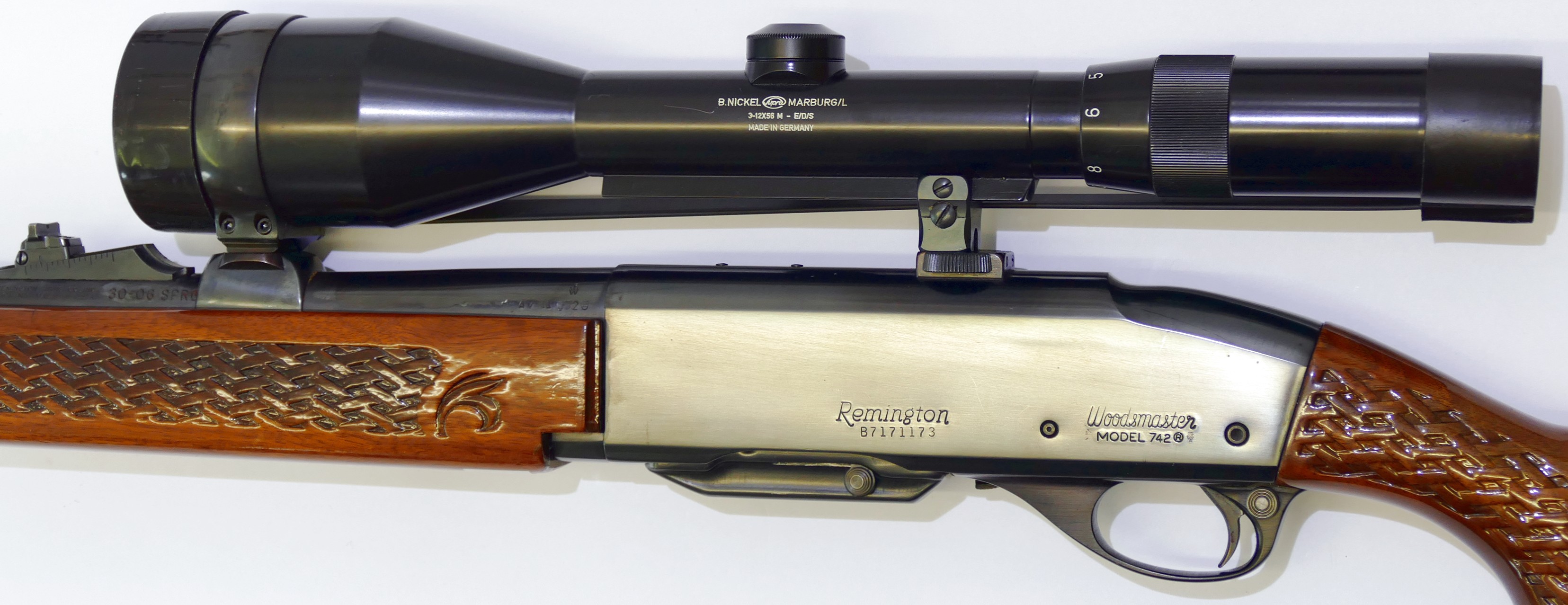 Remington Woodsmaster Mod. 742 .30-06 SPRINGFIELD Halbautomat Kugel