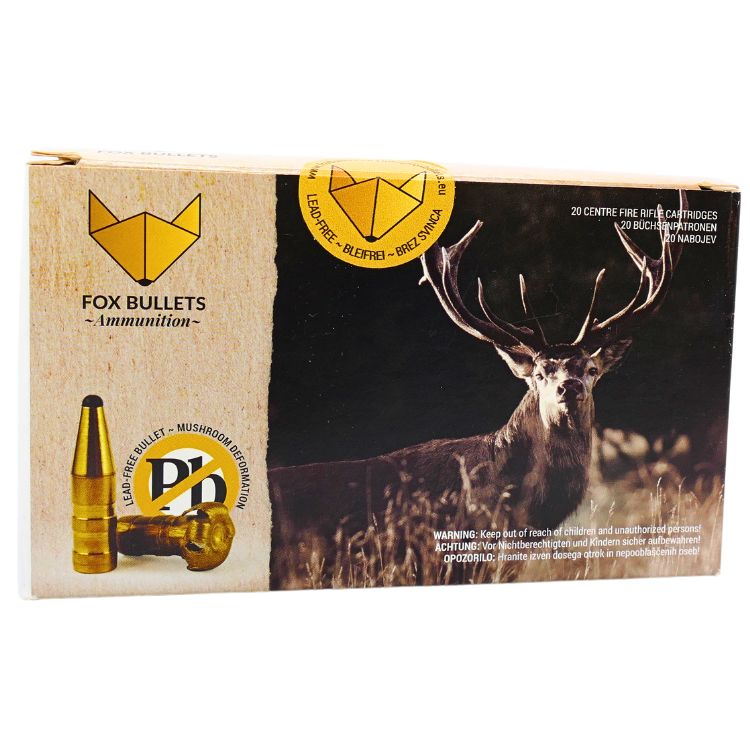 Fox-Bullets .243 Win. 5,2g/80grs Büchsenpatronen Bleifrei