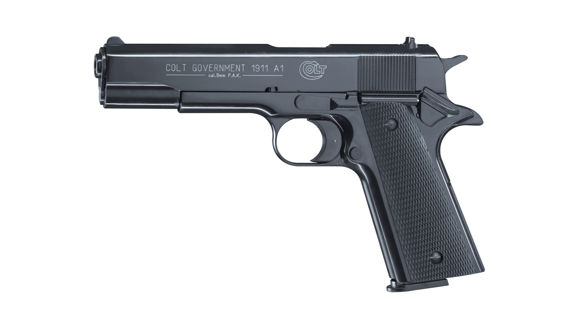 Colt Government 1911 A1 brüniert/Ku 9mm P.A.K. Gas- & Signalwaffen