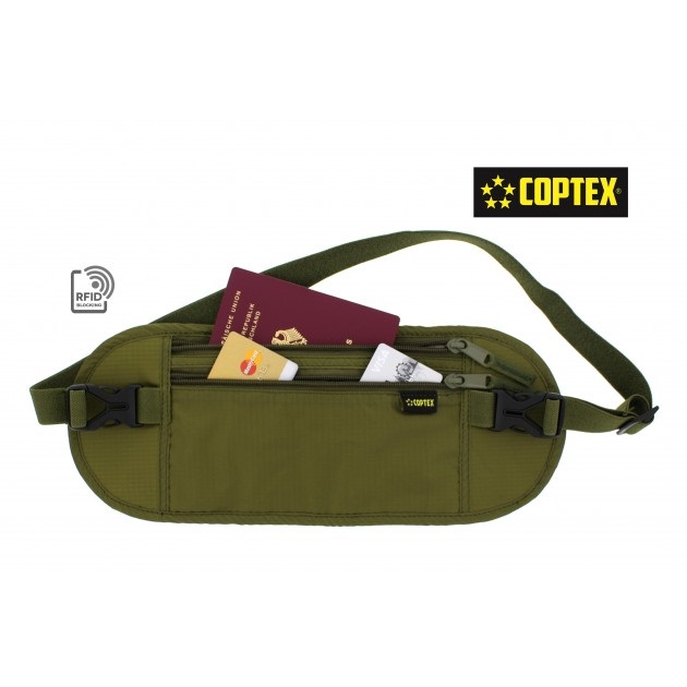 Buchner Coptex Bauchtasche mit RFID Stop Sportzubehör