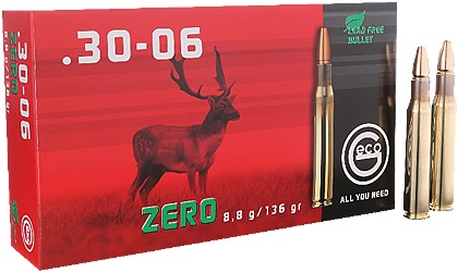 Geco .30-06 Zero 8,8g/136gr Büchsenpatronen Bleifrei