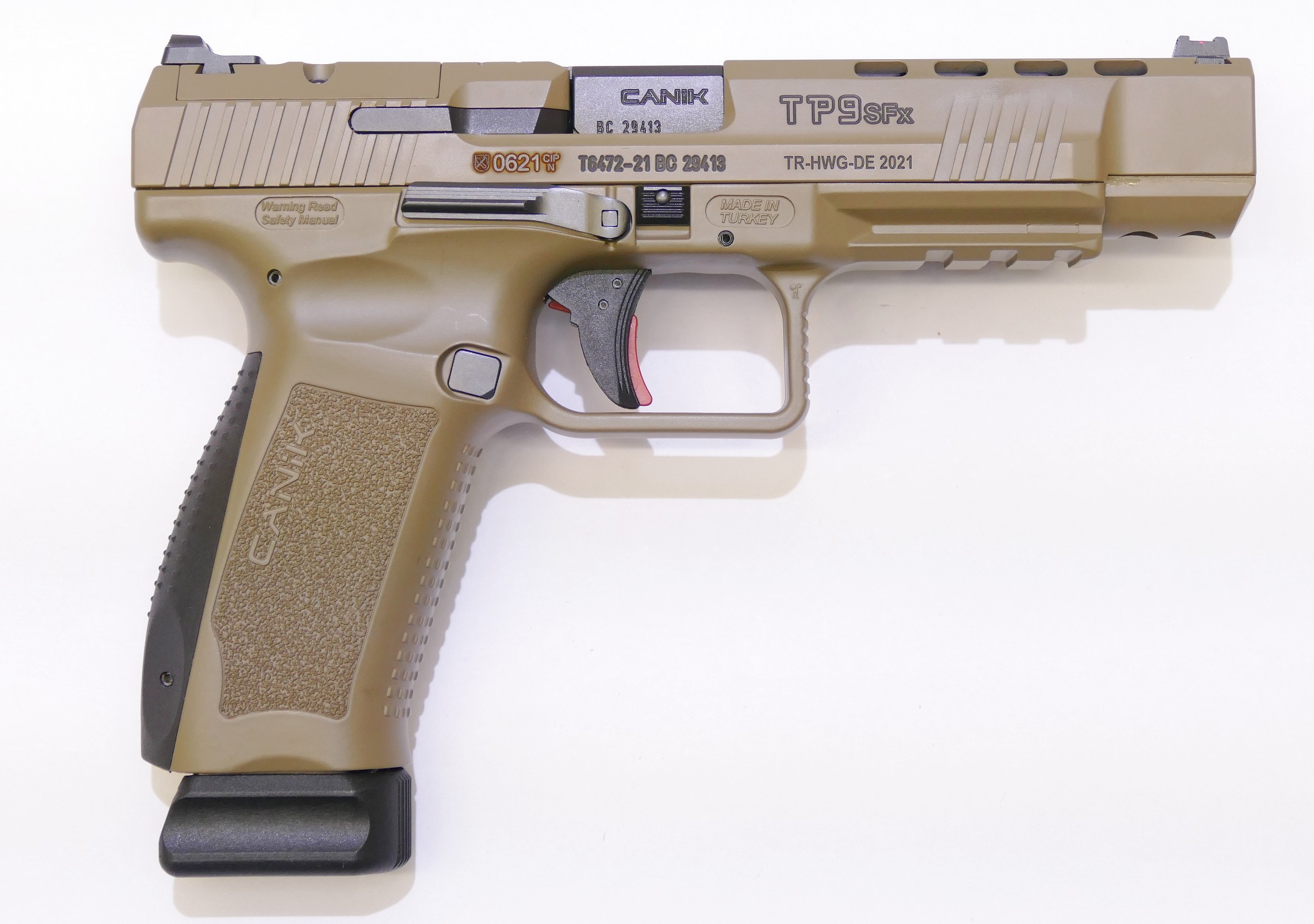 Canik TP9 SFx Mod. 2 FDE 9mmLuger Pistole