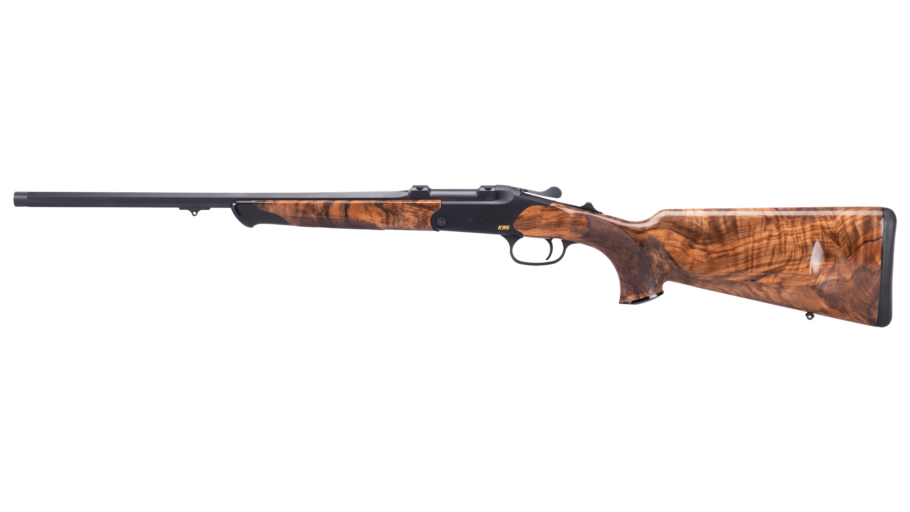 Blaser K95 schw. Kast. Achtkant HK 6 .308Win MG 15x1 52 cm Kipplaufbüchse