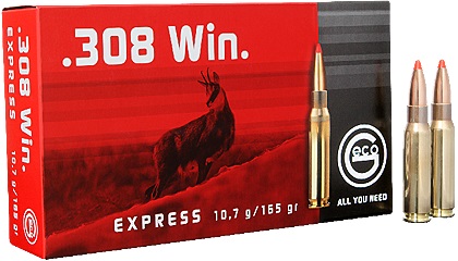 Geco .308 WIN TM Express 10,7g/165gr. Büchsenpatronen