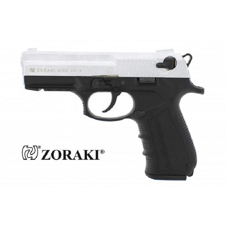 Buchner Zoraki 2918 matt chrom 9mm PAK Gas- & Signalwaffen