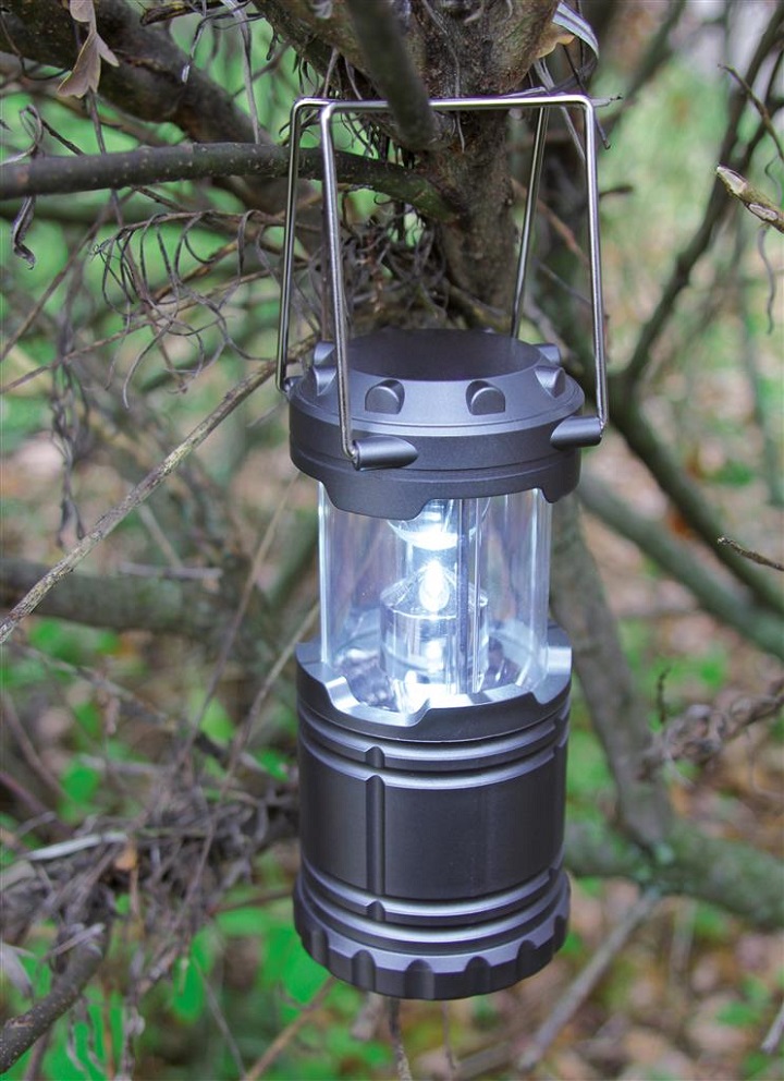 Dörr LED Campingleuchte CL-1285 silber Jagdzubehör