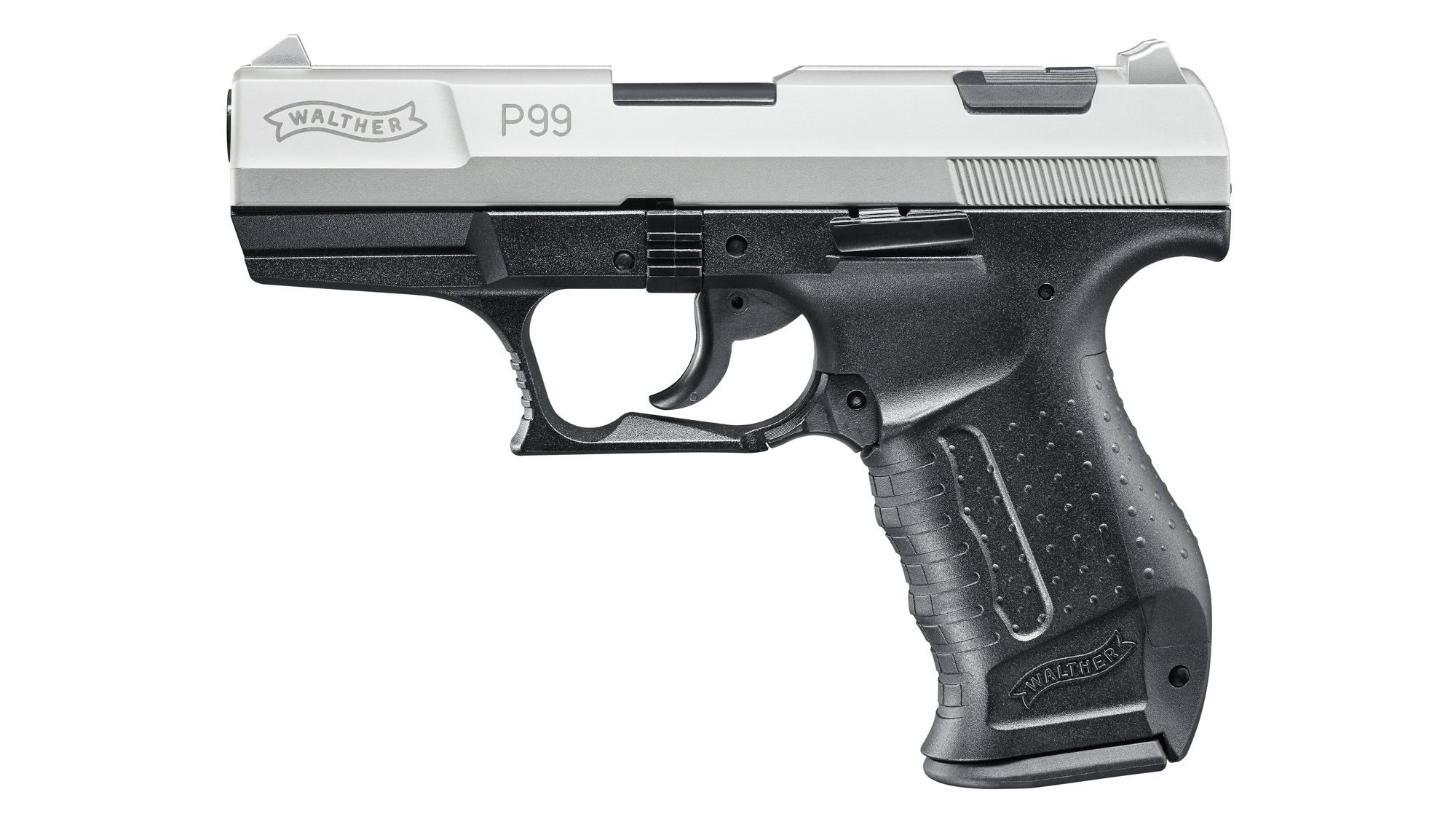 Carl-Walther P 99 Nickel 9 mm P.A.K. Gas- & Signalwaffen