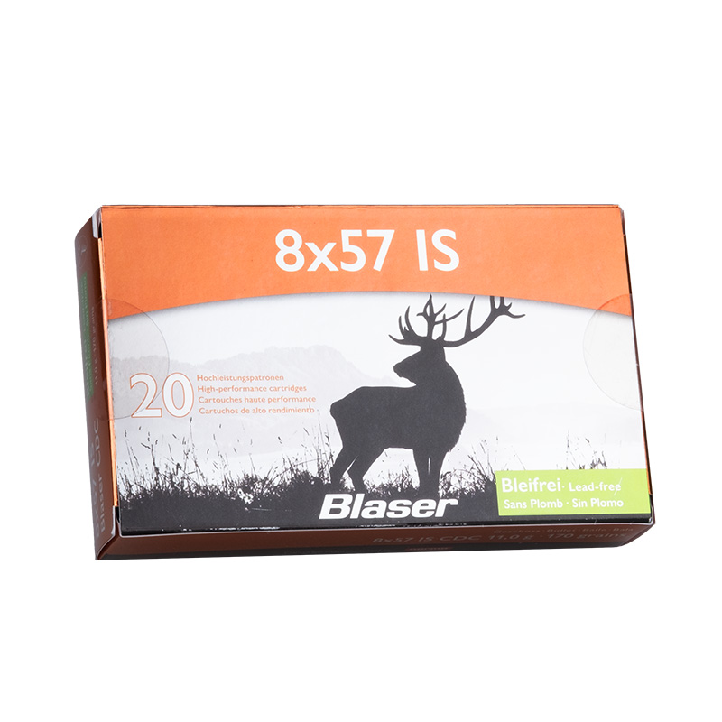 Blaser 8x57 IS CDC 11,0g/170gr Büchsenpatronen Bleifrei