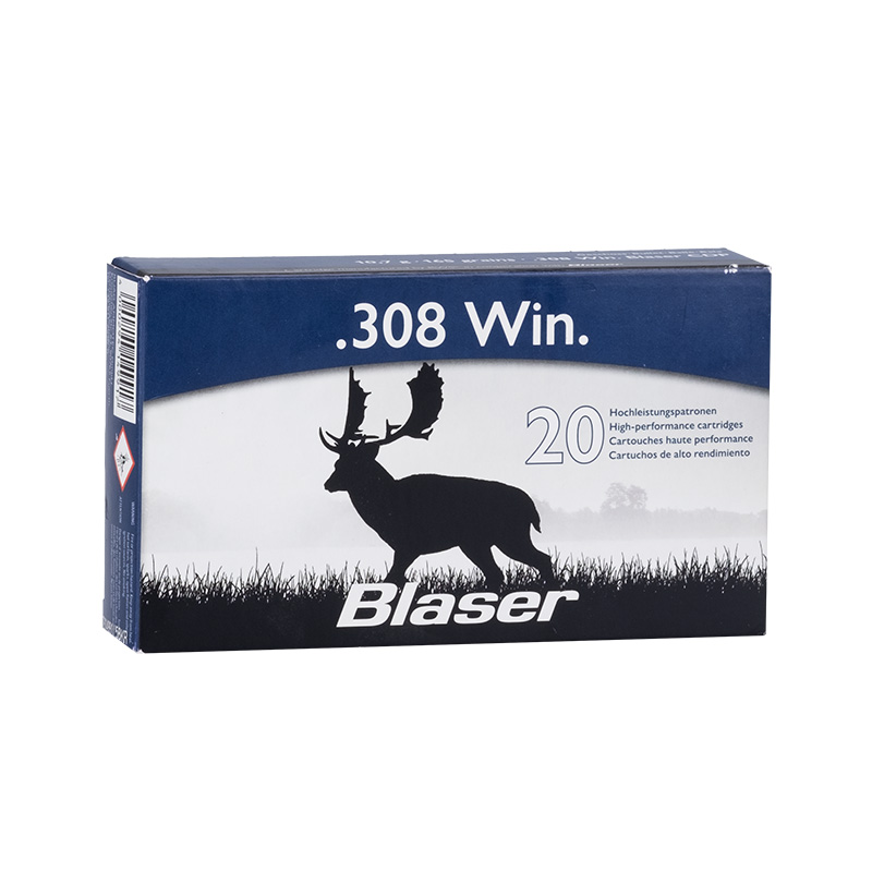 Blaser .308 Win. CDP 10,7g/165gr. Büchsenpatronen