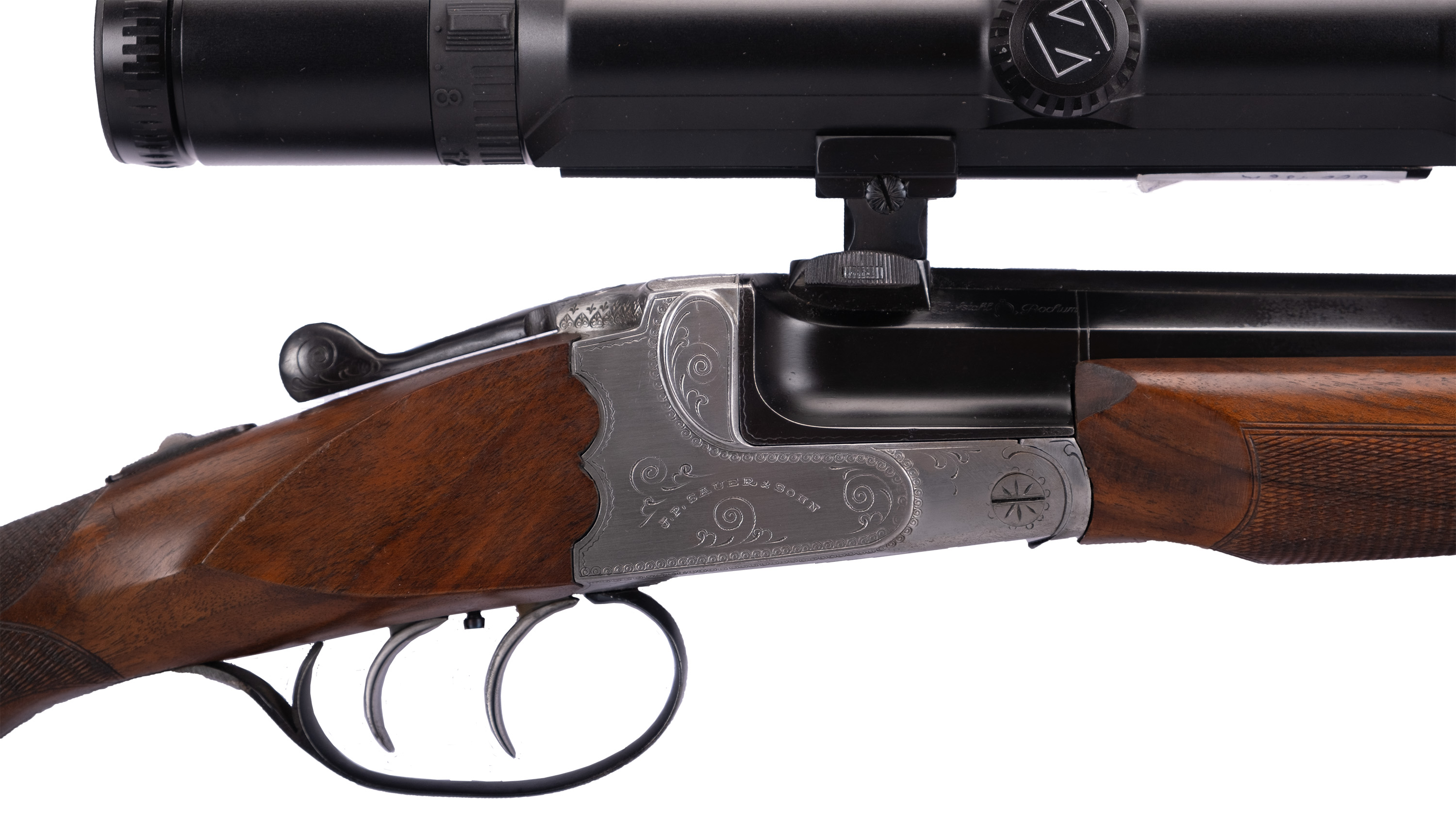 Sauer&Sohn Luxus Achtkant mit Zfr. .270Win Kipplaufbüchse