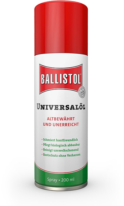 Ballistol Waffenöl Spray 200ml Reinigungszubehör für Waffen