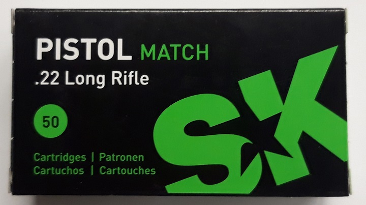 SK-Munition Pistol Match .22 lfB KK-Patronen