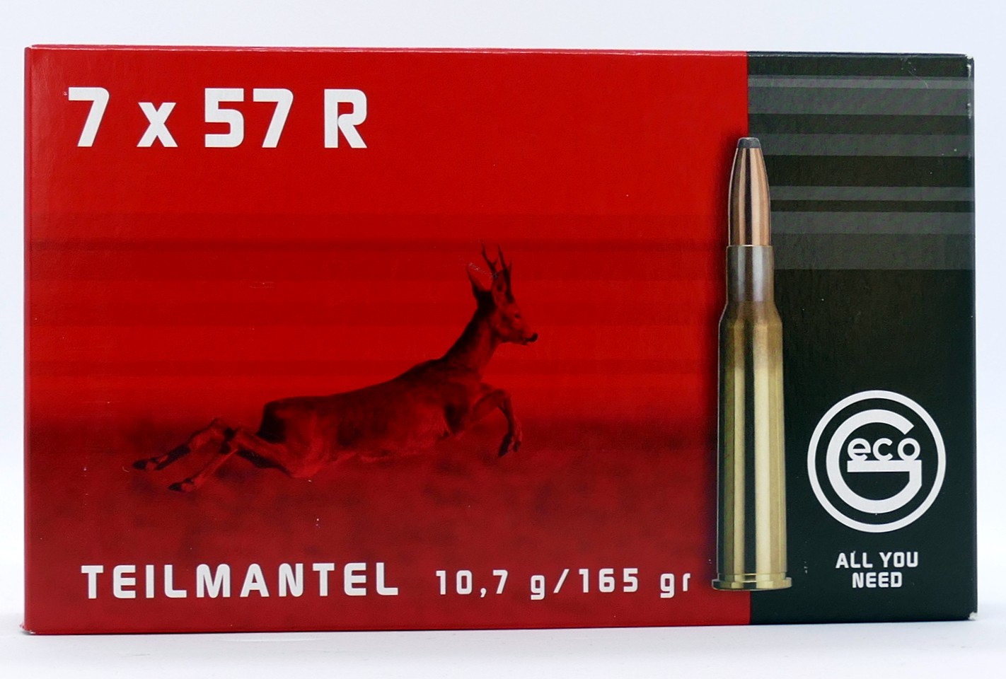 Geco 7x57R TM 10,7g/165gr Büchsenpatronen