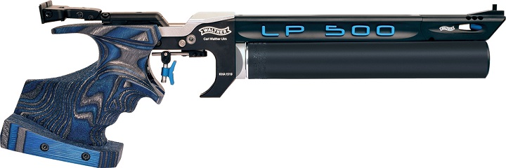 Carl-Walther LP500 Expert Alu Blue Angel Luftpistole Match