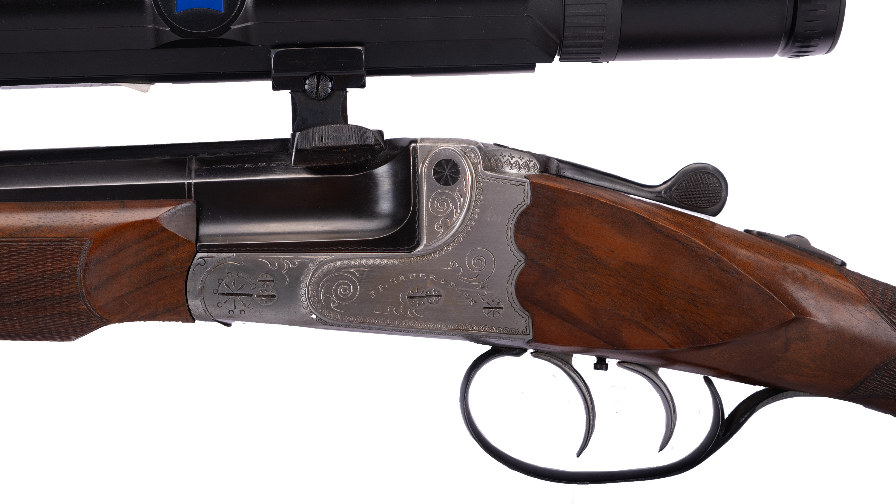 Sauer&Sohn Luxus Achtkant mit Zfr. .270Win Kipplaufbüchse