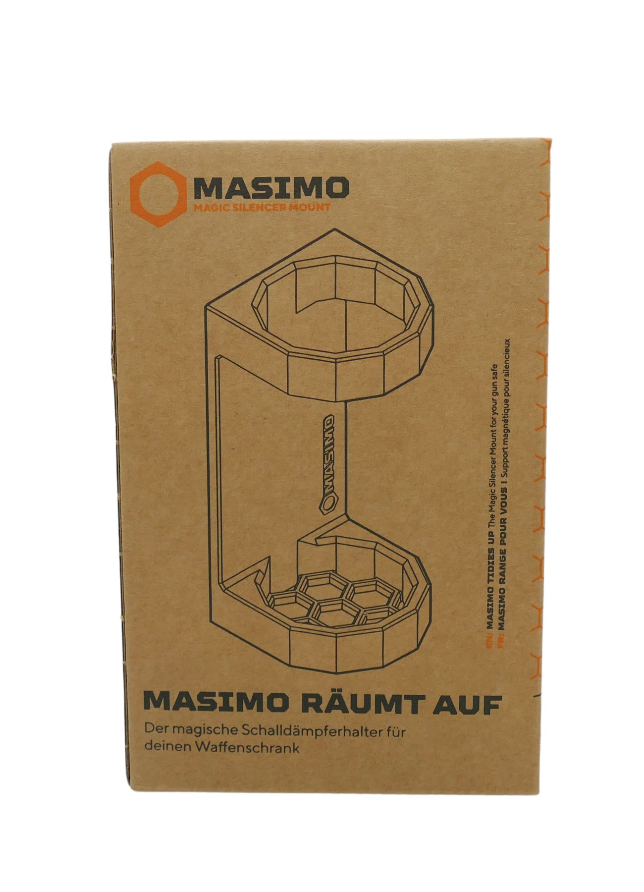 RWS MASIMO XL SCHWARZ BIS Ø 65 MM Schalldämpferhalter Magnetisch Sportzubehör