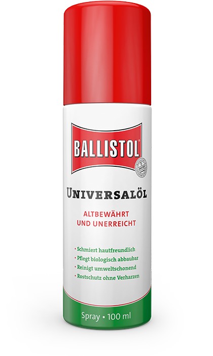 Ballistol Waffenöl Spray 100ml Reinigungszubehör für Waffen