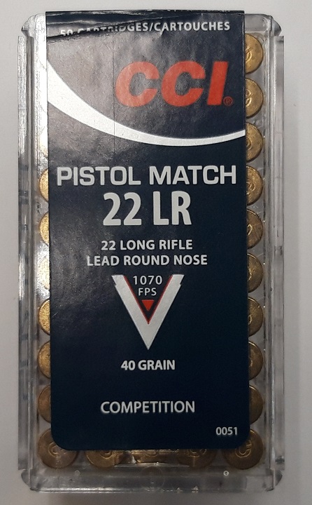 CCI Pistol Match .22 lfB KK-Patronen