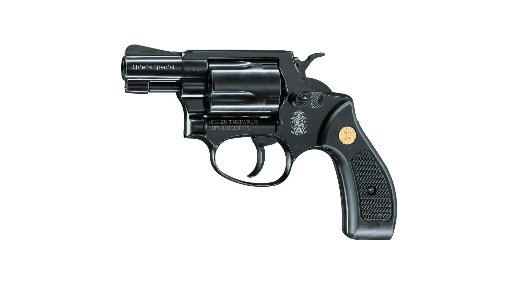 Smith & Wesson Chiefs Spezial bürniert,Kunsts 9 mm K. Gas- & Signalwaffen