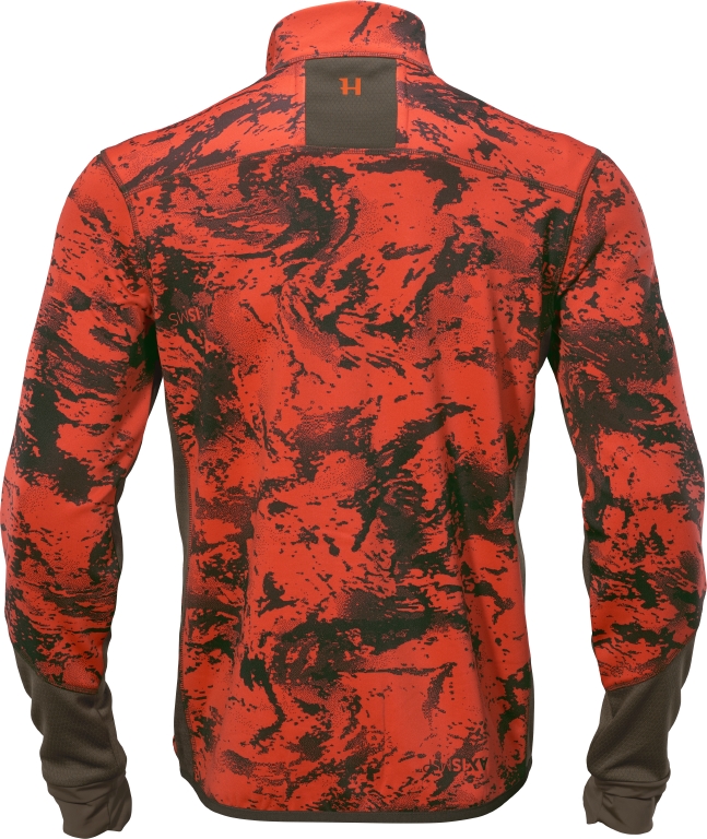 Härkila Wildboar Pro orange Camo Fleecejacken Herren