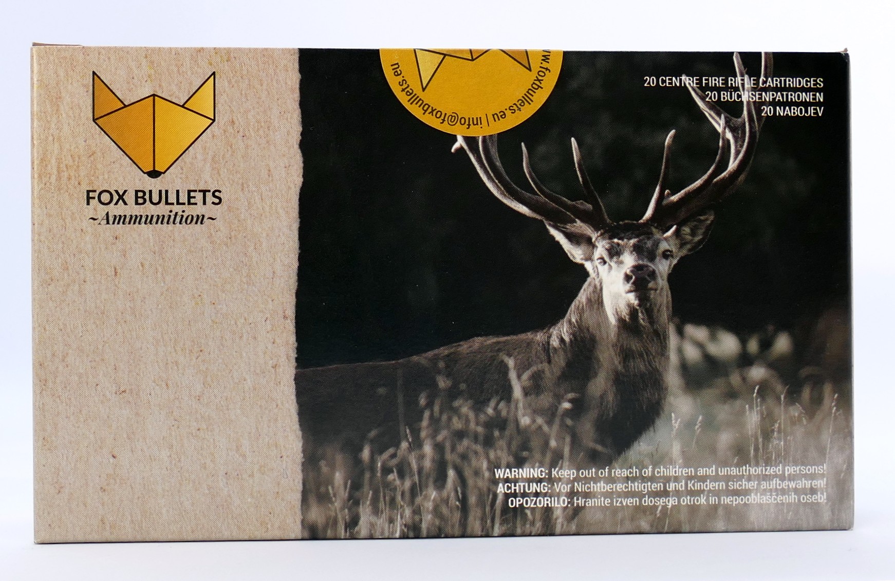 Fox-Bullets .308 Win Hunter Classic 9,7g/150gr Büchsenpatronen Bleifrei