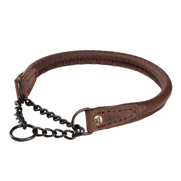 Albrecht-Kind Halsband Elchleder 50cm Hundehalsbänder & Geschirre